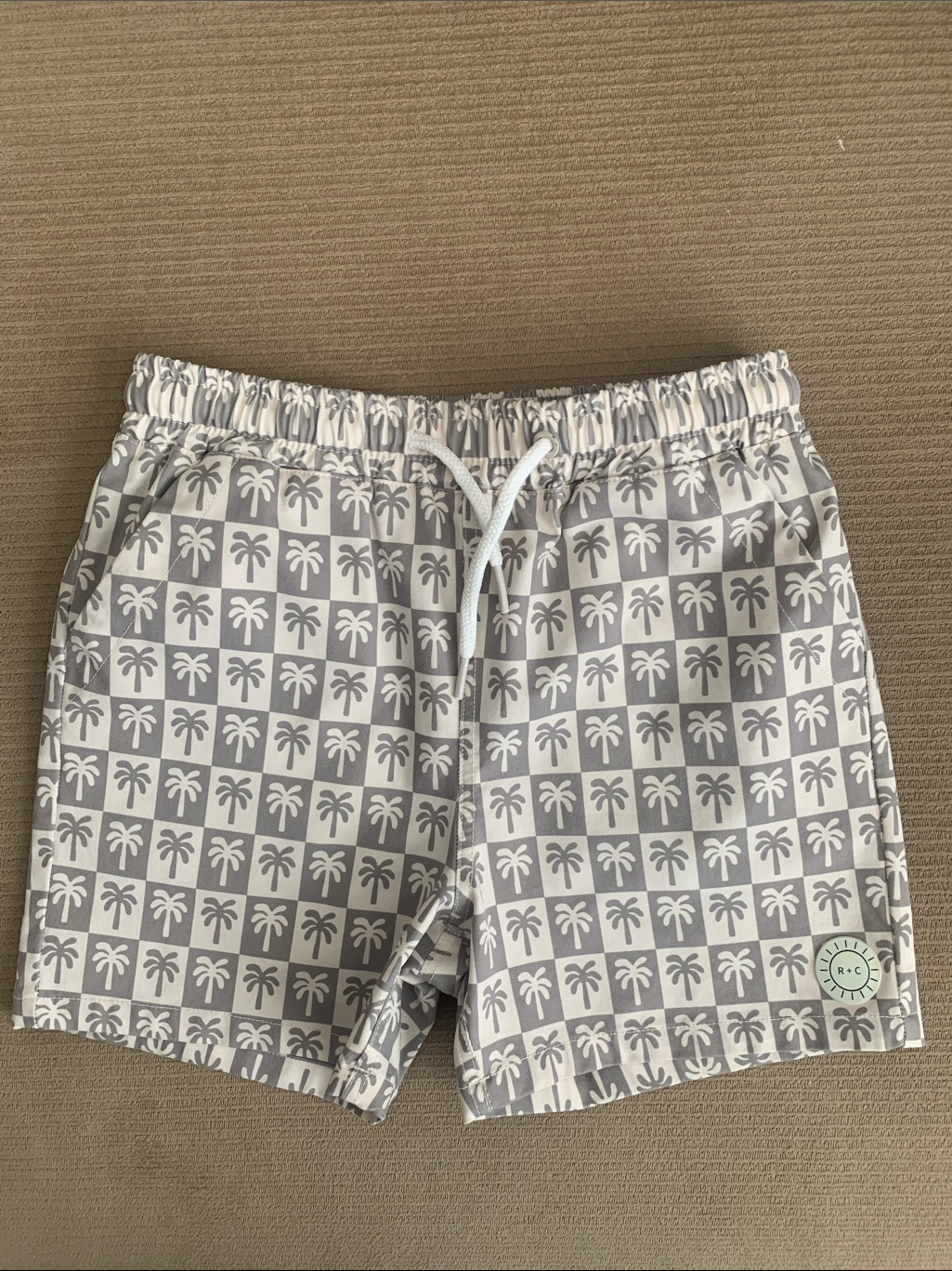 Rylee + Cru Boardshort - Palm Tree